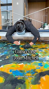 7.2K views · 42 reactions | Inside the MFAH painting studio,...