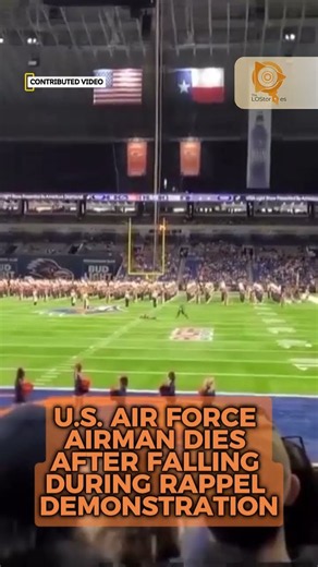 U.S. AIR FORCE AIRMAN DIES AFTER FALLING DURING RAPPEL DEMONSTRATION