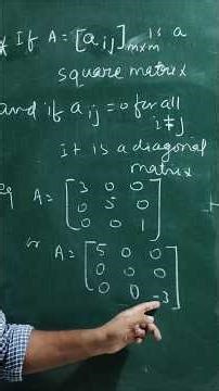 🔥Class 12 Maths | Matrix Facts 🔥MCQ | #shorts #class12maths #viral ##jeemains