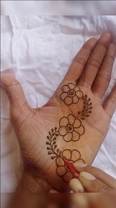 simple mehandi design ♥#mehndi #shorts #trending