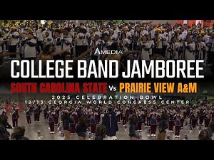 College Band Jamboree - SCSU vs PVAMU | 2025 Celebration Bowl | 4K 2160p 🔥🎥🎬‼️