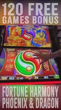 120 Free Games on Fortune Harmony Phoenix & Dragon #slot #casino #slotmachine #jackpot #bonus