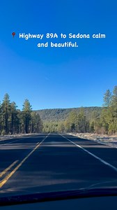 Driving along beautiful Highway 89A to Sedona—surrounded by tall pine trees and pure relaxation. #Highway89A #SedonaTrip #ScenicDrive #RoadTripVibes #CruisingAmerica #NatureEscape #ArizonaViews #Arizona #sedona | Cruising America with Tesla