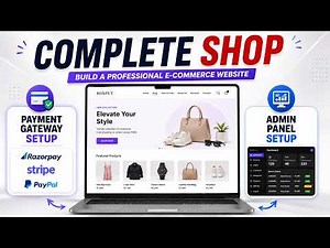 Build a Complete E-commerce Website with AI | Payment Gateway + Admin Panel