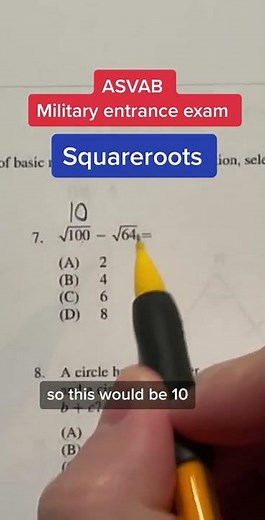 ASVAB AFQT Math Knowledge answer 7