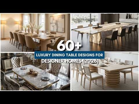 60+ Luxury Dining Table Designs Inspired by Designer Homes (2026)