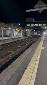 【北海道ローカル線】JR室蘭本線 伊達紋別駅｜H100形が発着する静かな夜の地方駅風景