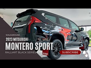 2023 MITSUBISHI MONTERO SPORT BLACK SERIES RALLIART | A TRUE BEAUTY OR JUST A HYPE? FULL WALKAROUND
