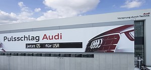 Display At Audi Plant Shows Rate Of Car Production In Real Time