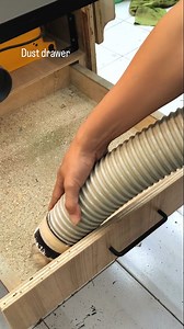I added a dust drawer under the table saw for easy maintenance because not all dust sucks by the dust collector. #woodworking #diy #tips #plywoodworking | Plywoodworking Tips & Trick