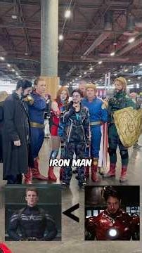 Un meilleur personnage que captain america #cosplay #marvel #tonystark #theboys #avengers