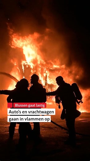 🔥 Auto's en vrachtwagen in vlammen op #shorts