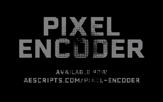 中文汉化AEPR插件-视觉像素化动画特效 Pixel Encoder v1.4.1 Win + 使用教程