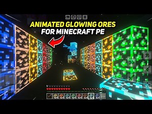 Animated Glowing Ores For Minecraft Pe!!!