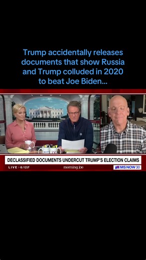 OMG. Trump’s document release actually vindicates Joe Biden and implicates himself. “The Russians’ aim was to defeat Joe Biden and ensure Donald Trump’s victory.” Directly from Trump’s document dump. #trump #usa #democrats
