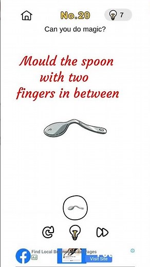 Brain Out | Level No. 20 | Crazy Find | Can you do magic ? | Solution Short #brainout #gameplay