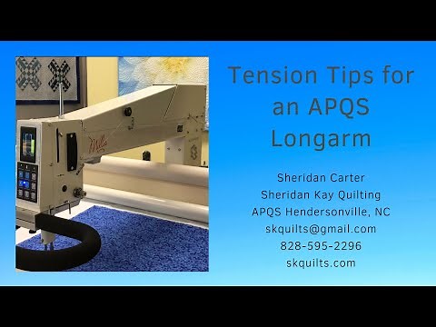 Tension Tips for an APQS Longarm