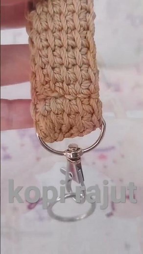 Tutorial merajut tali tas , no ribet!! #rajutan #craft #handmadecrochet #crochet #crochetprojects