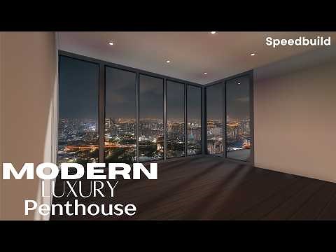Bloxburg | Modern Luxury Penthouse | House Build