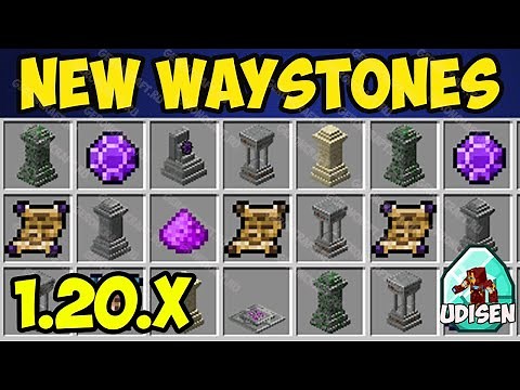 Minecraft Waystones mod minecraft - HOW TO USE (Tutorial) (EASY)