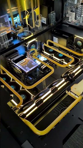 Not Your Average PC Setup 🔥 Water Cooled Desk Gaming PC