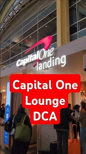 Capital One Landing Lounge Washington DC Ronald Reagan DCA Airport American Airlines #dca #lounge