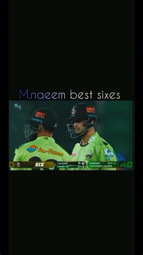 #M.naeem top 3 best sixes in psl