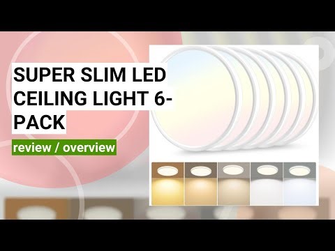 Review: 6 Pack 3200lm LED Flush Mount Ceiling Light - Brightness & Versatility Tested!