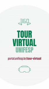 ➡ Celebre os 30 anos da Unifesp com a gente e embarque em um tour virtual pelos nossos 7 campi e Reitoria! Uma oportunidade única de explorar nossa infraestrutura e descobrir um pouco do que fazemos por aqui. Curioso(a) para conhecer a Unifesp por dentro? Acesse https://tinyurl.com/7twpae6s (link na bio) e comece a sua visita! ✨ #Unifesp #SomosUnifesp #Unifesp30Anos #TourVirtual #Campi #VemConhecer | Unifesp - Universidade Federal de São Paulo