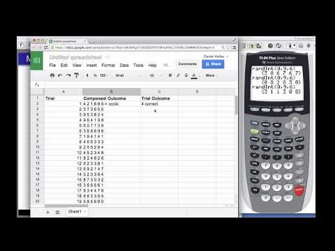 Simulations on the TI-84