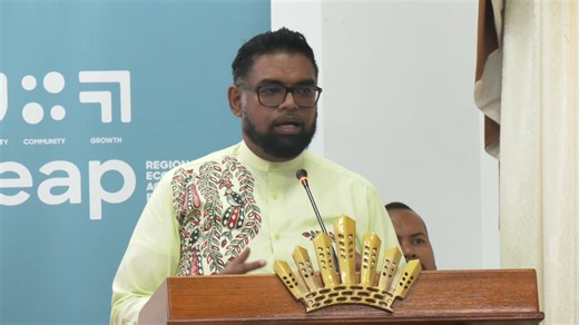 WATCH || President Dr Irfaan Ali’s address at the Launch of the Regional Economic Agri Insurance Programme (REAP) in collaboration with Ministry of Agriculture and 9 other member nations of CARICOM. | President Irfaan Ali