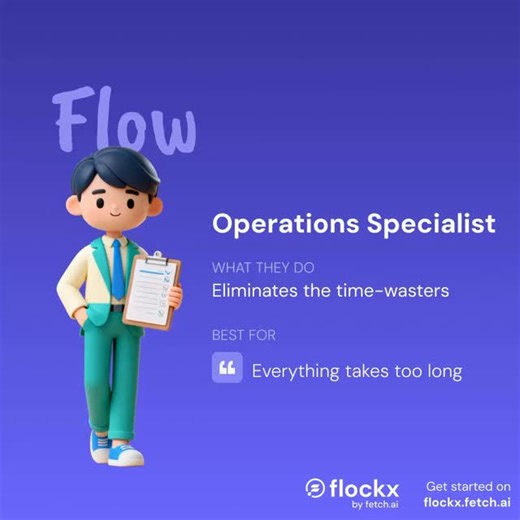 Flockx | No-Code Agent Studio on Instagram: "Lead comes in. You manually add it to your spreadsheet. Then copy info to your CRM. Then set a reminder to follow up. Then check if anyone responded. Then update the spreadsheet again. That’s 15 minutes per lead on admin work, not selling. flockx Operations Specialist eliminates this. Automatically captures leads from every source and routes them to the right place. Triggers follow-up sequences based on behavior (opened email but didn’t reply? Follow-