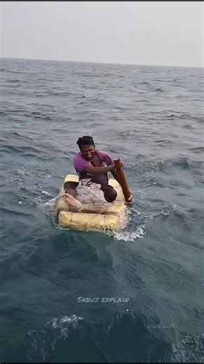 Where Do Fishermen Go On Thermocol In The Sea 😱