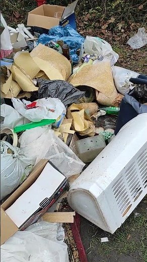 Dumpsers, bulky waste and curbside junk. Raw Video. The amazing world of trash and junk.