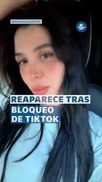 Emma Coronel denuncia que TikTok suspendió su cuenta sin explicación #shorts