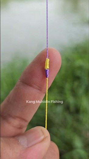Best Fishing knot How to connecting leader braid to mono #fishing #mancing #fishingknot #tutorial
