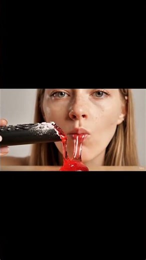 Biting the Remote… What’s Inside?! 😳🍬 #Shorts