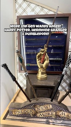 New Second Gen Harry Potter Wands at Universal Orlando!