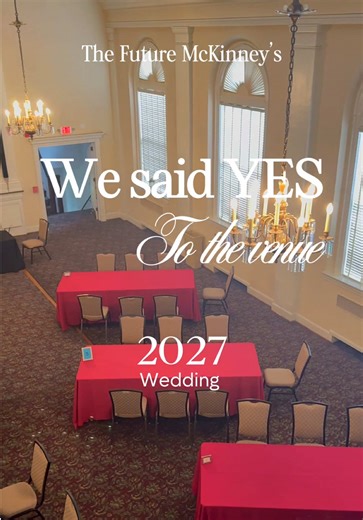 What a gift to be loved by you 💞 We’re getting married & we finally said YES to our dream venue 🥹🥰 #2027bride