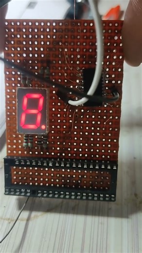7-Segment Display Circuit Test 🔥 | Custom Soldered Counter Project