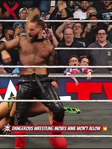 Top 10 WWE Moves That Are BANNED Forever! (Dangerous Wrestling Moves WWE Won’t Allow) #wwe