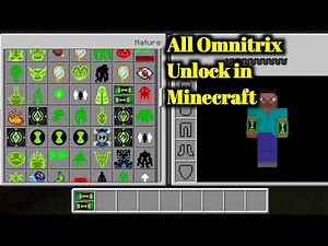 ben 10 Omnitrix Omniverse In Minecraft ||Crafting ben 10 Omnitrix in Minecraft ||All Ben 10 Omnitrix