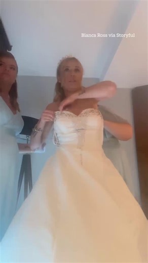 Bride in tears as wedding dress rips moments before ceremony | The Scottish Sun
