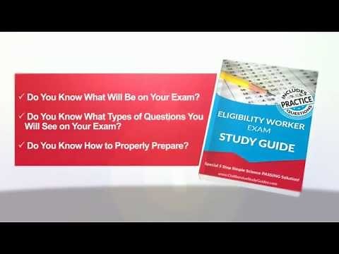 Eligibility Worker Exam Study Guide Book
