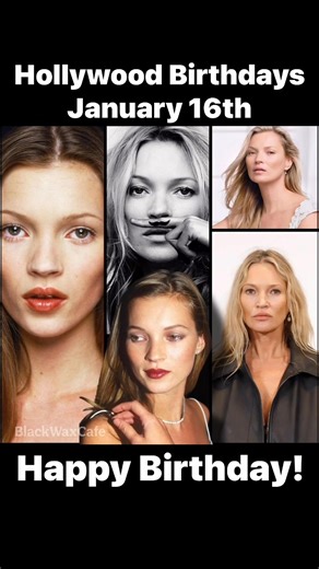 Happy birthday to some of our favorite celebrities born on this day, January 16 #hollywood | Black Wax Cafe
