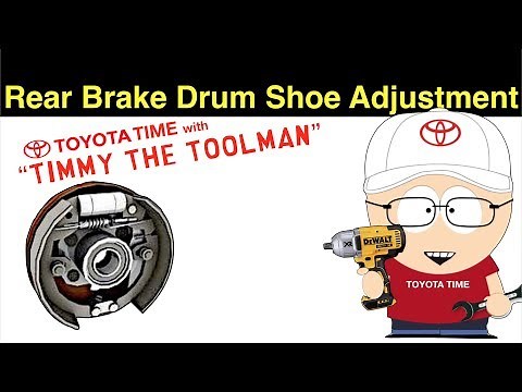 How to Adjust Rear Drum Brake Shoes to Remove Drums