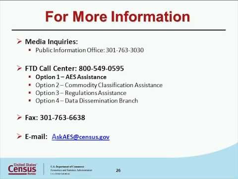 Automated Export System - Your Free Tools of the Trade, AESDirect and AESPcLink