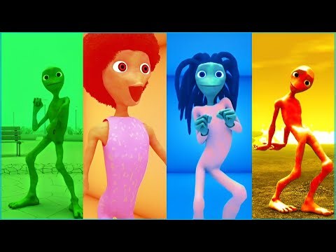 "Alien Dance Party: Green ET Shows Crazy Moves!" 🎉👾