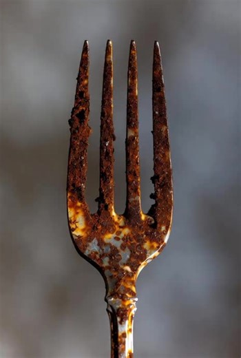Satisfying fork rust cleaning asmr #rustremoval #restoration #rustcleaning #fyp #fork