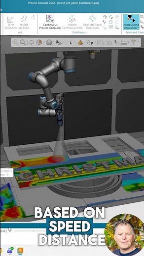 🎨 Process Simulate Paint Simulation — Coating Thickness, Spray Patterns & UR3e Demo! 🌈✨